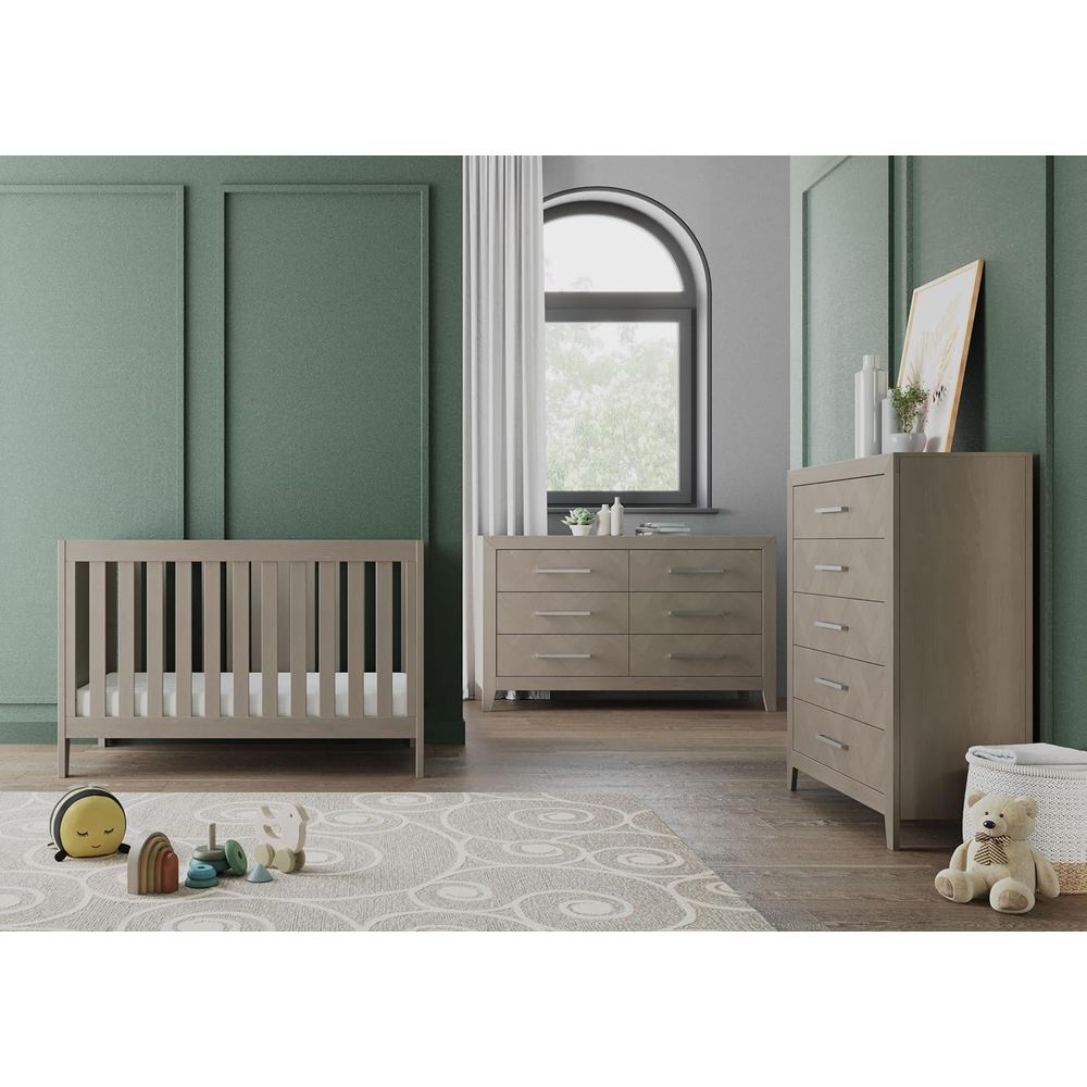 Convertible Crib Set - Kieran Crib, Drer, and Chest Nursery