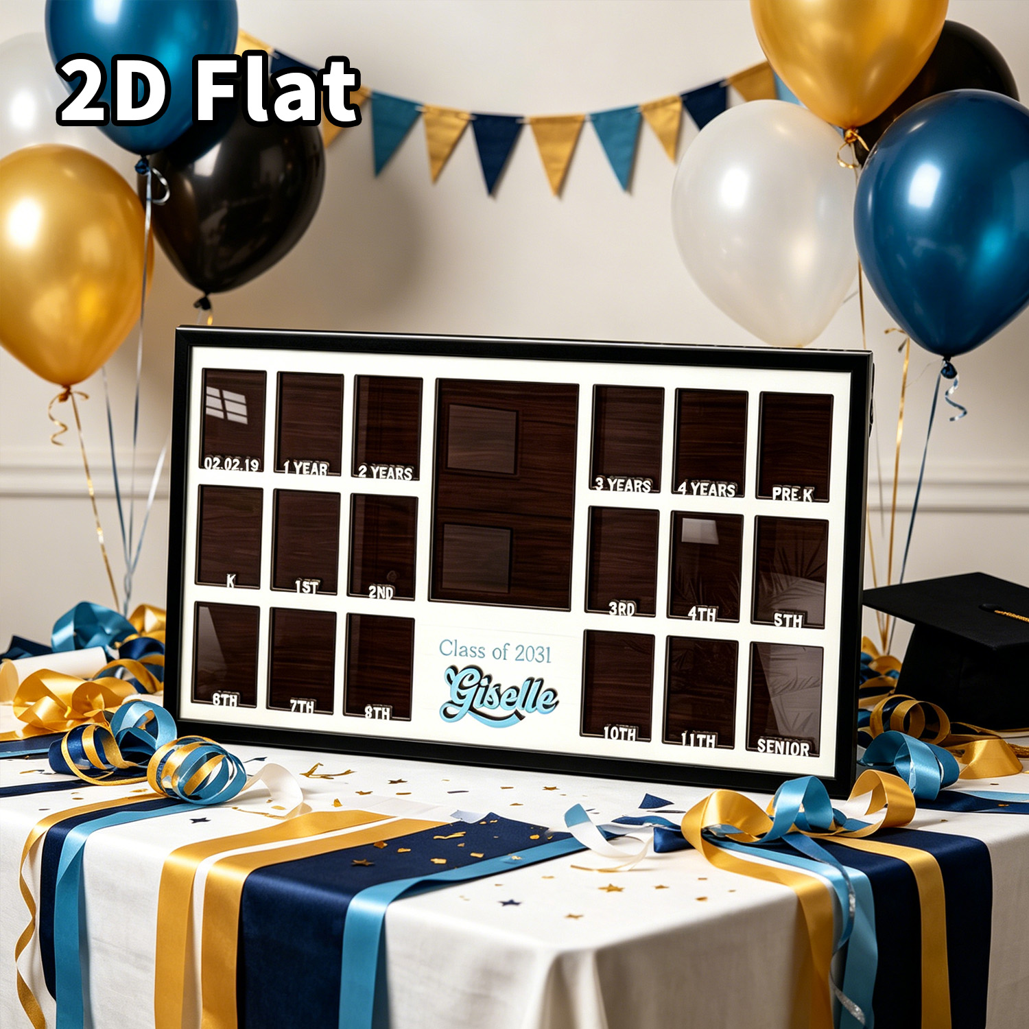 Baby Nursery In - 1Pc Custom Grade Photo Frame Wooden