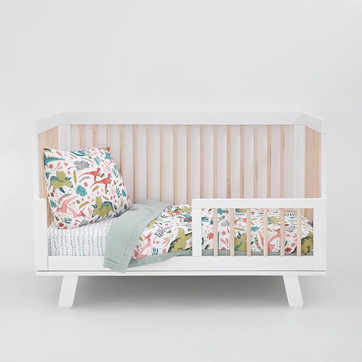 Convertible Crib Set - Toddler Bedding 3-Piece Set: Comforter, Sheet