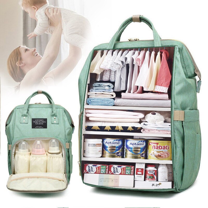 Baby Bag Nursery - Diaper Bag Mummy Backpack Large Capacity