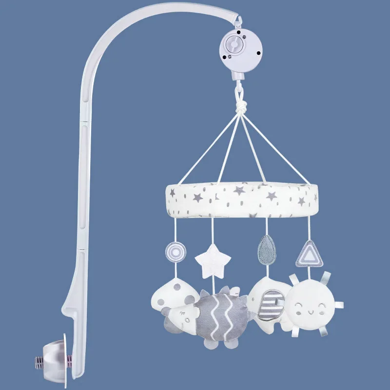 Crib Mobile Musical - Baby Rattles Mobiles Educational Toys for