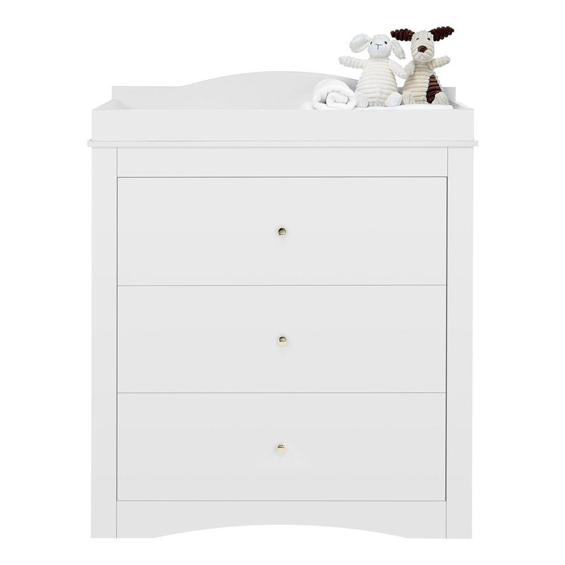 Baby Nursery Modern - Changing Table Dresser, Baby Diaper Change