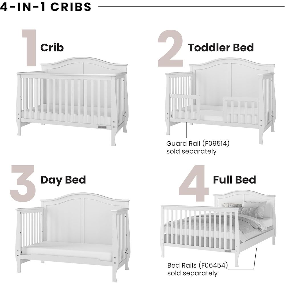4-in-1 Convertible Crib Set fo – обзор и цена Convertible Crib Set