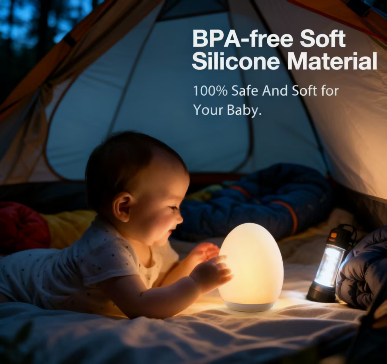 “Egg-Shaped Silicone Night Lig – обзор и цена Baby Nursery In