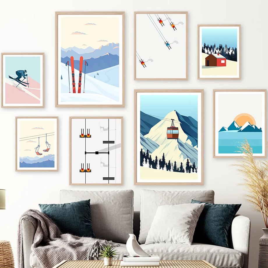 Vintage Minimalist Ski Snowboa – обзор и цена Baby Nursery Vintage Decor