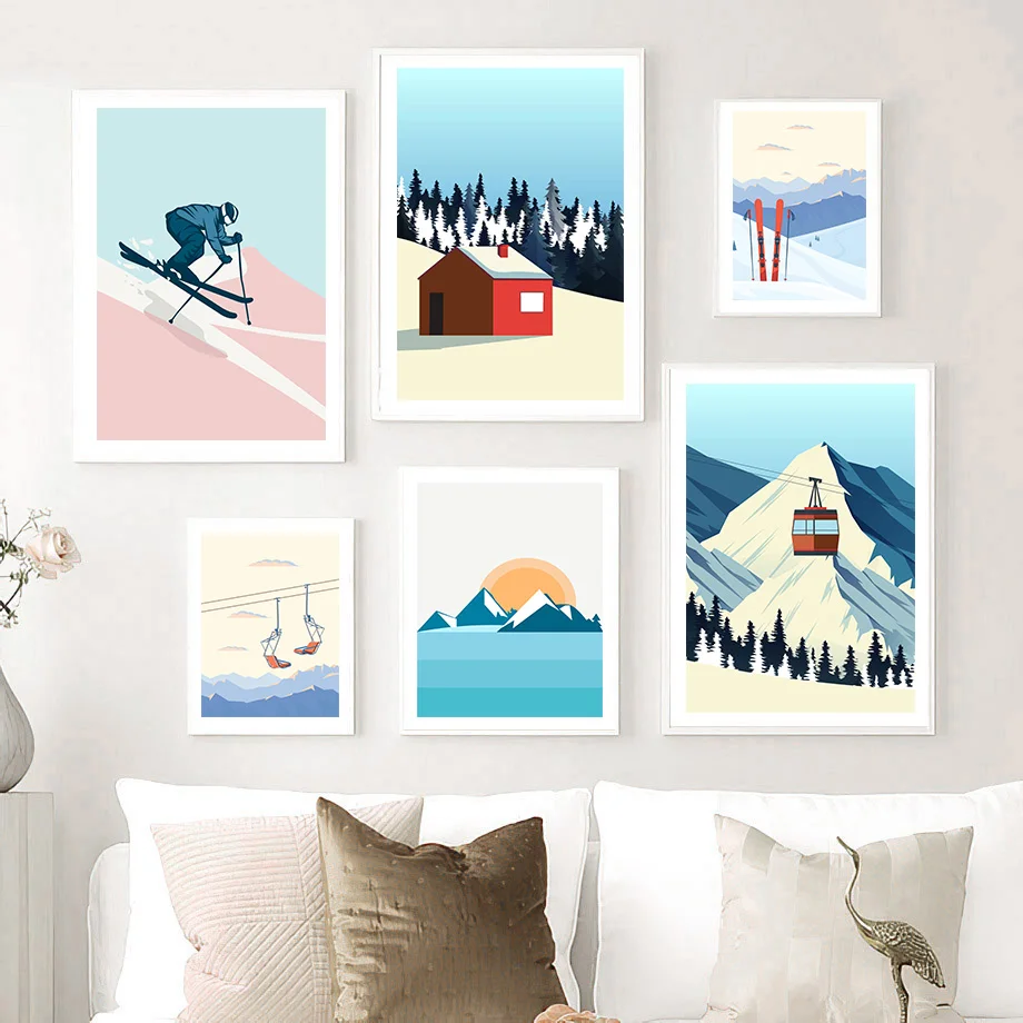 Vintage Minimalist Ski Snowboa – обзор и цена Baby Nursery Vintage Decor