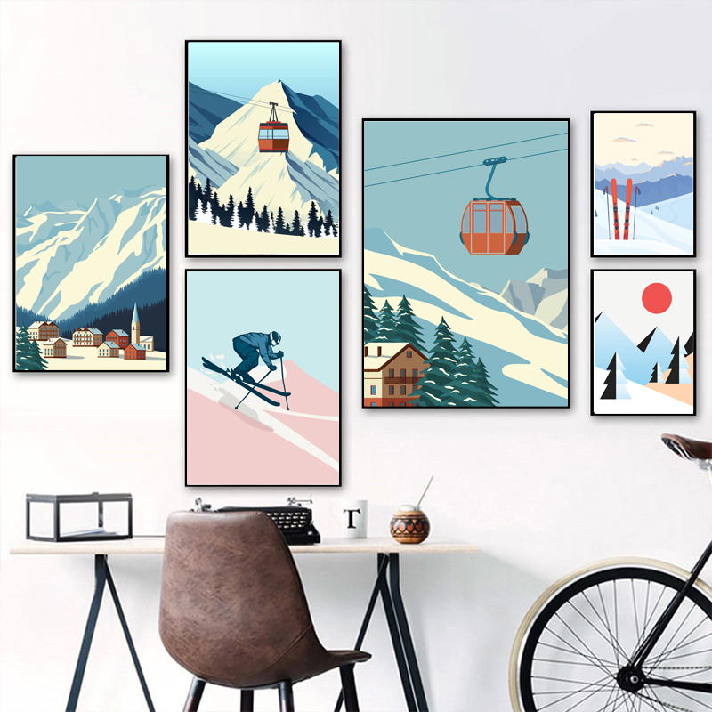 Vintage Minimalist Ski Snowboa – обзор и цена Baby Nursery Vintage Decor