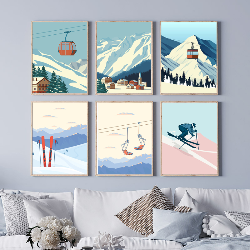 Vintage Minimalist Ski Snowboa – обзор и цена Baby Nursery Vintage Decor