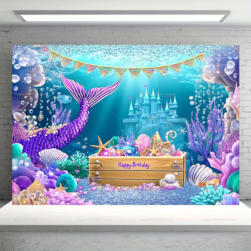 Mermaid Party Backdrops Childr – обзор и цена Baby Food Processor
