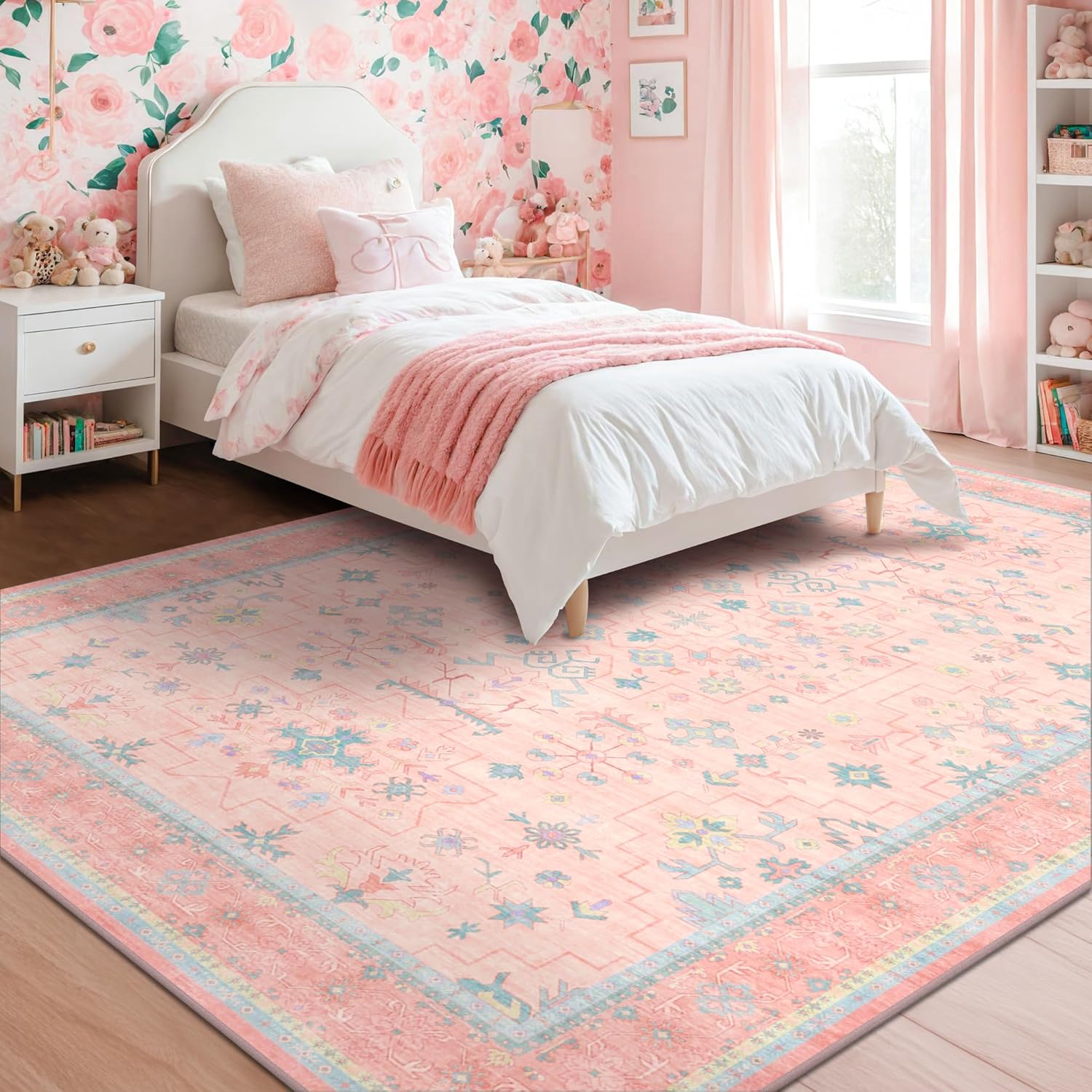 Pink Rugs for Bedroom Girls,Wa – обзор и цена Baby Nursery Vintage Decor