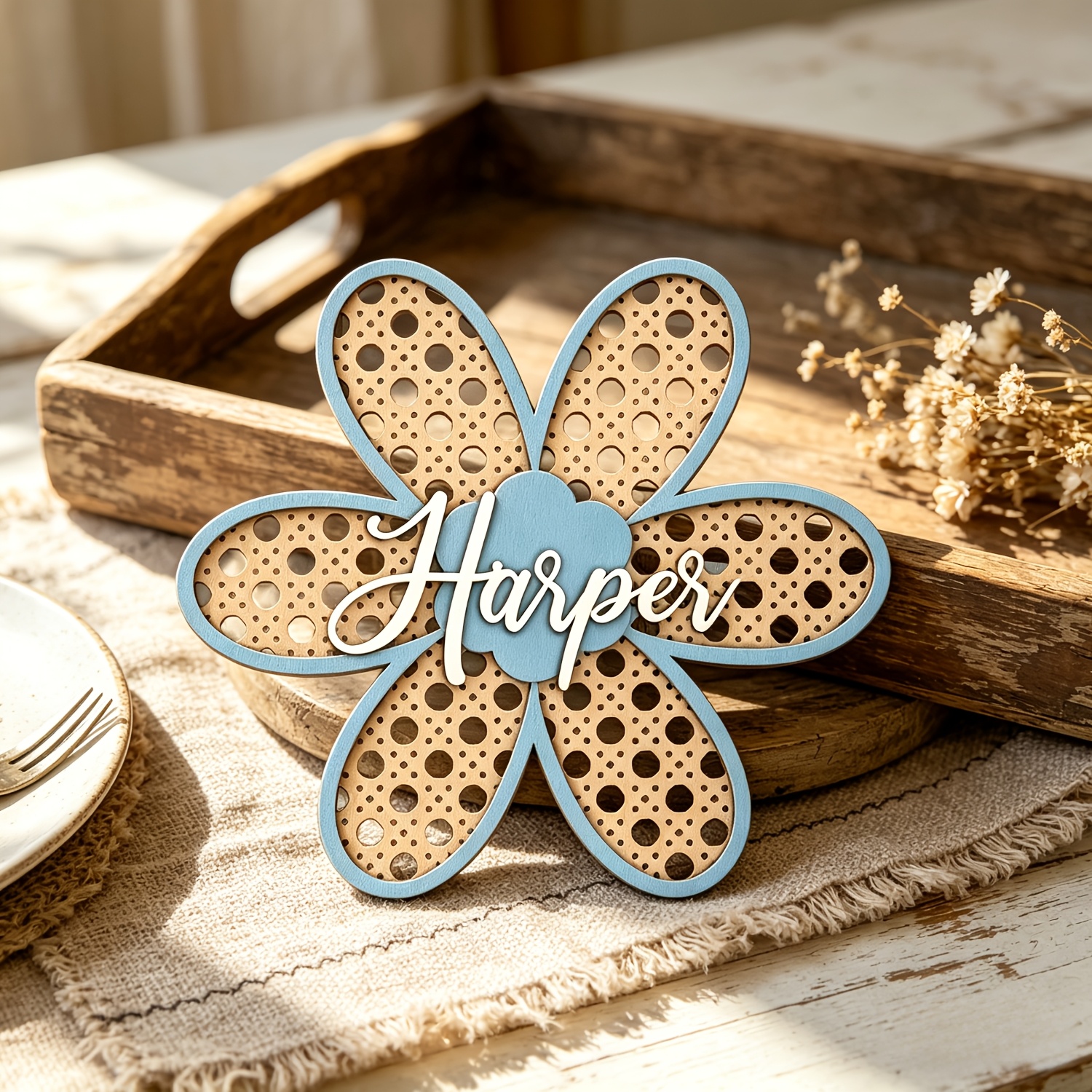Personalized Boho Rattan Flowe – обзор и цена Baby Nursery In