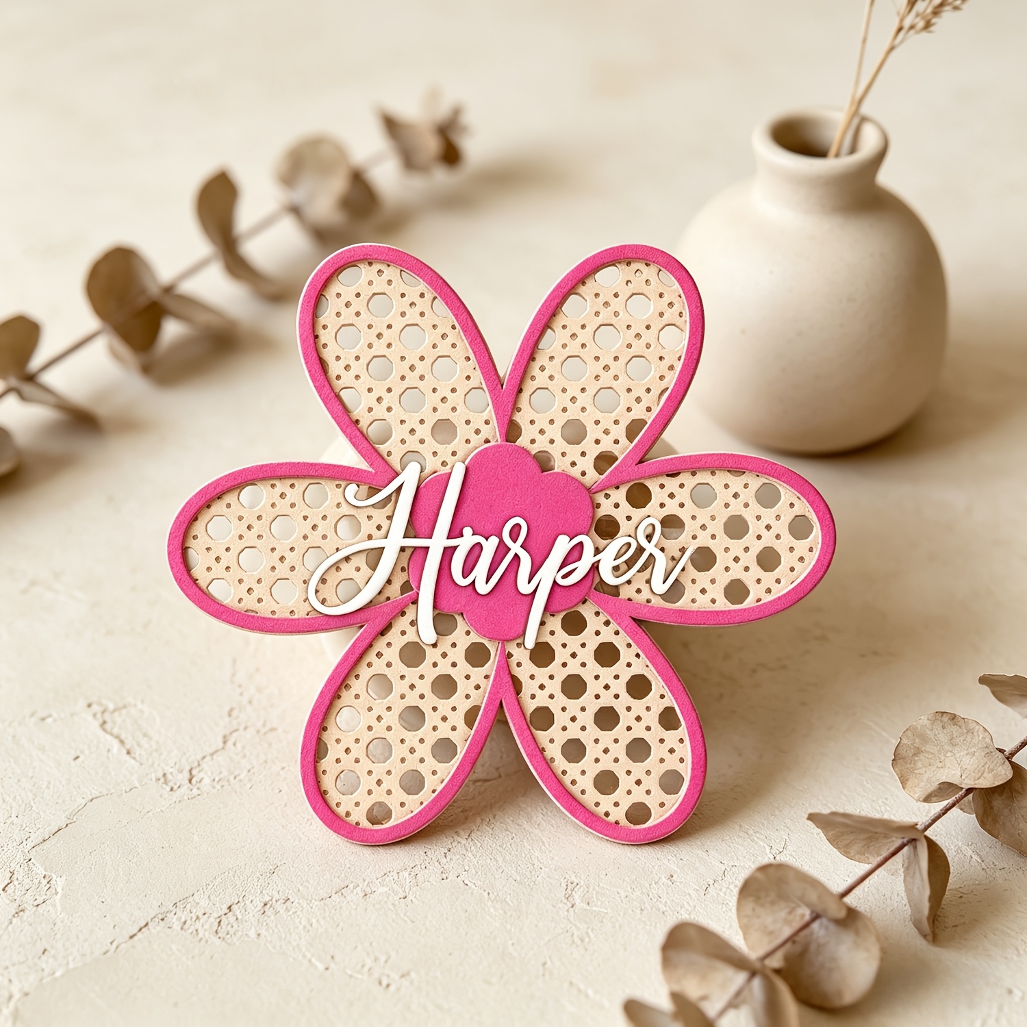 Personalized Boho Rattan Flowe – обзор и цена Baby Nursery In