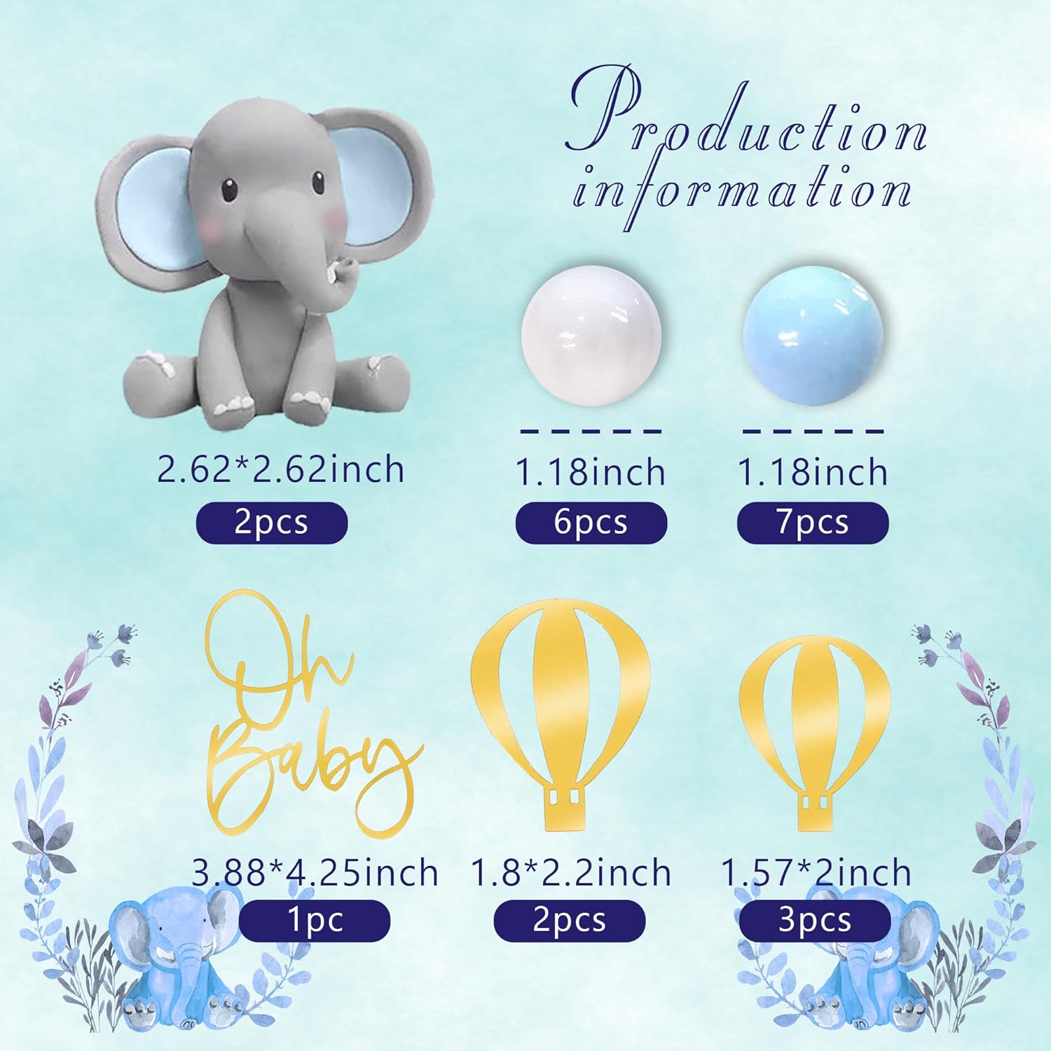 Elephant Cake Decoration Baby  – обзор и цена Baby Food Processor