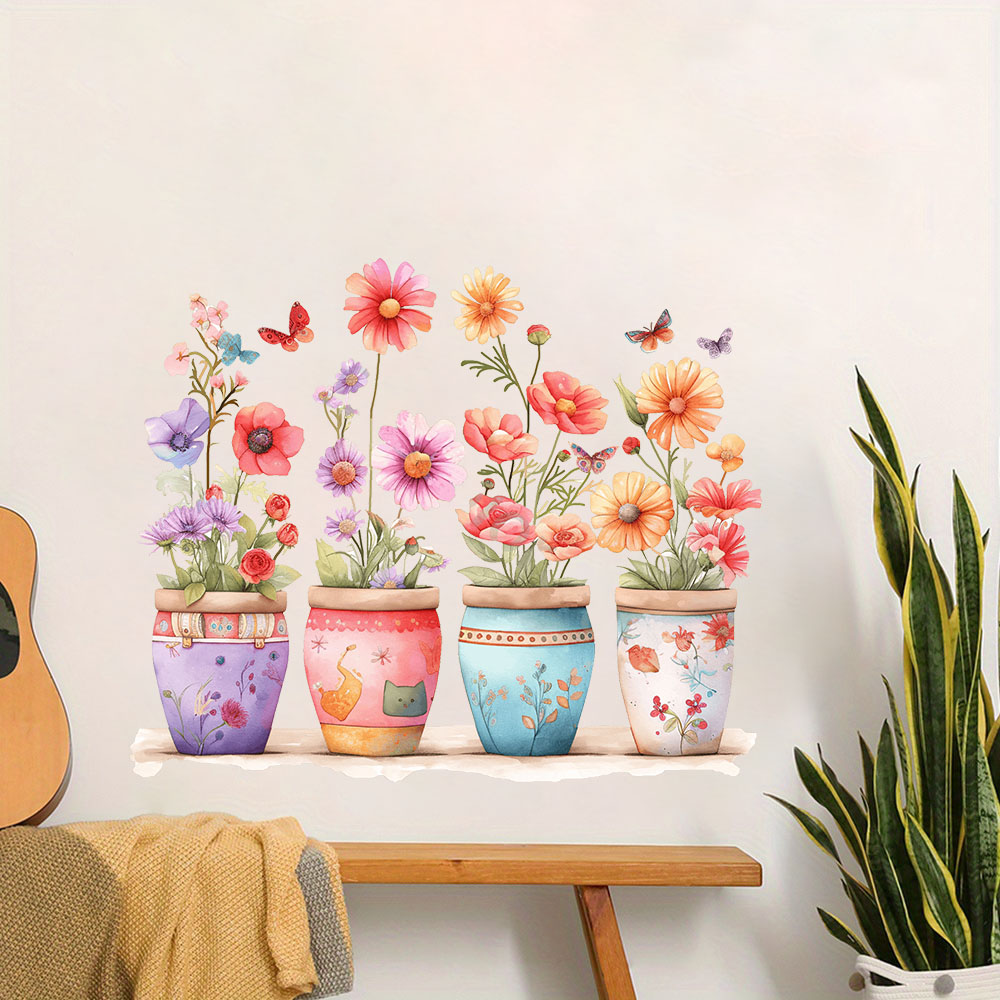 Watercolor  Whimsical Flower P – обзор и цена Baby Nursery Vase