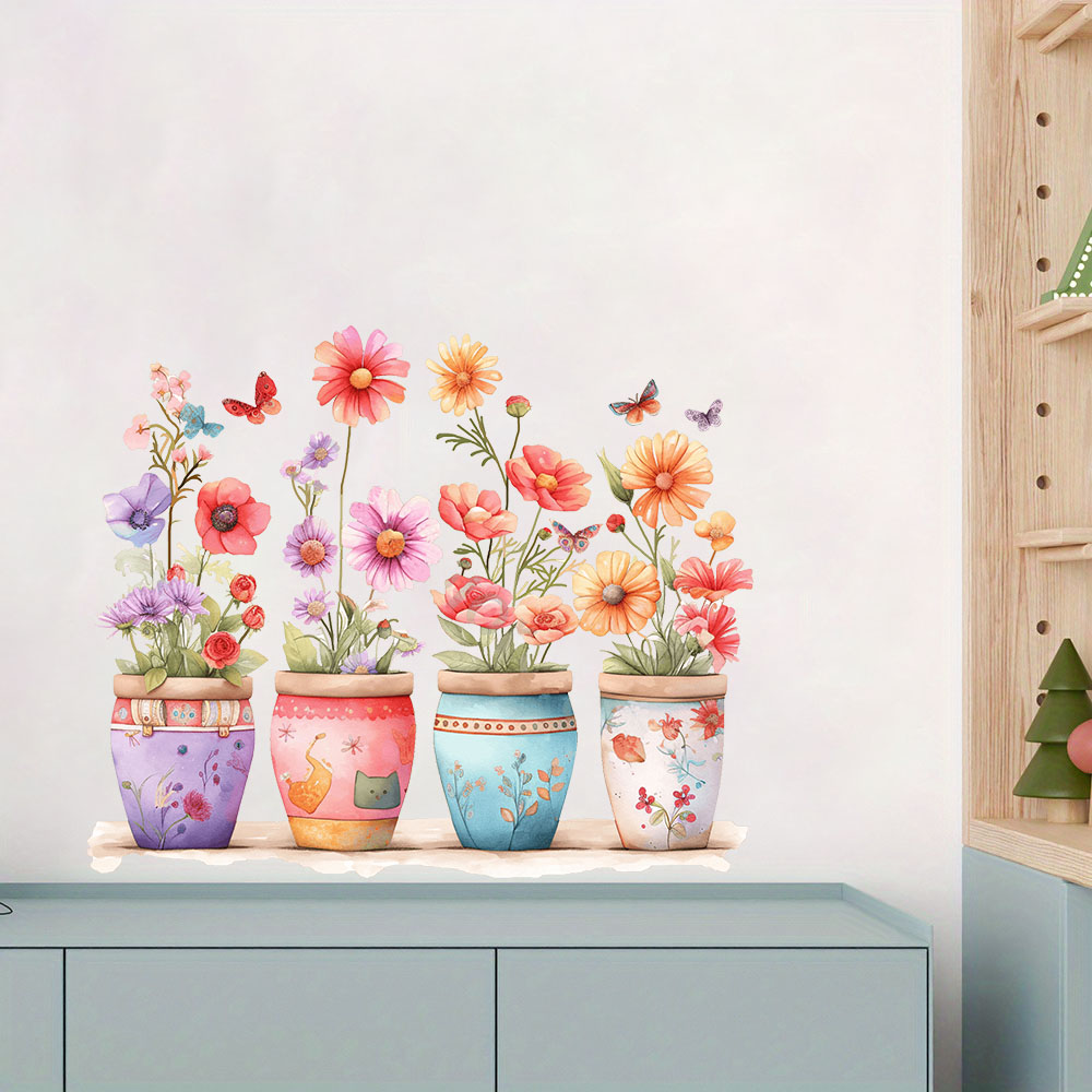 Watercolor  Whimsical Flower P – обзор и цена Baby Nursery Vase