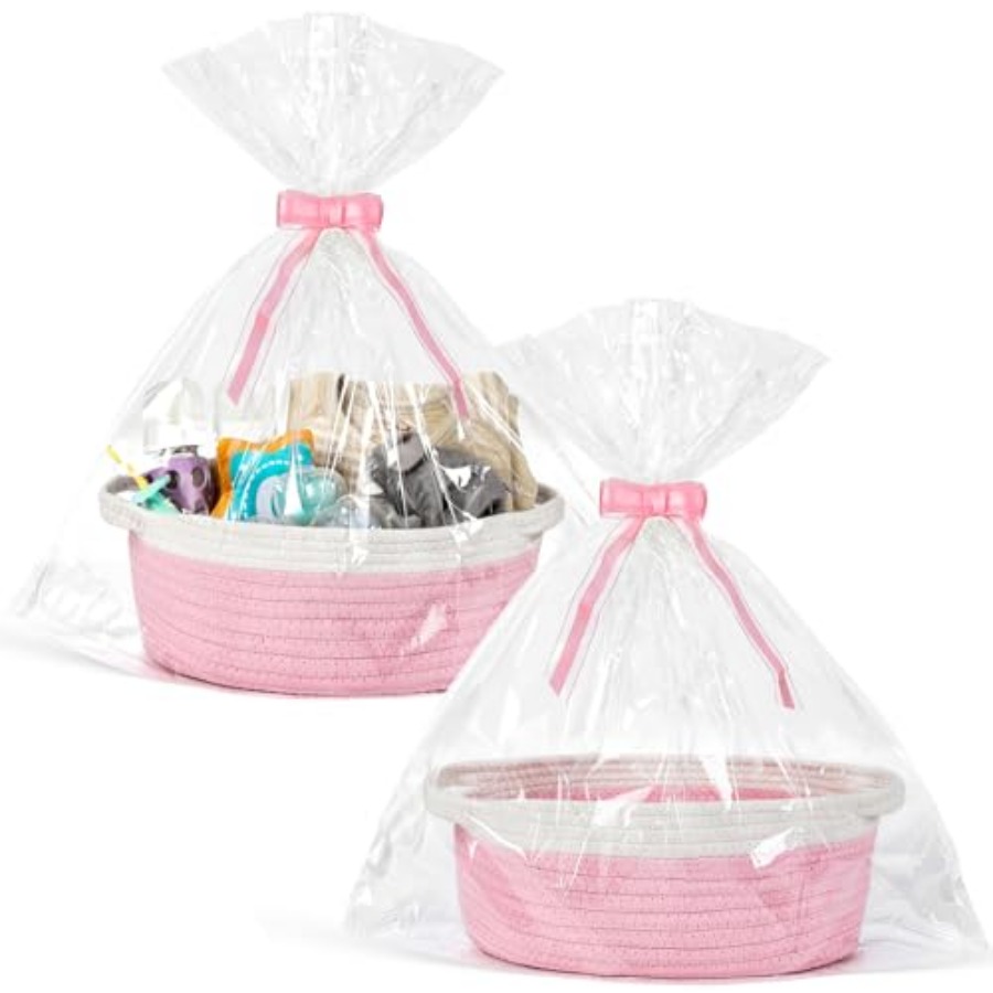 2 Pack Small Woven Basket with – обзор и цена Baby Bag Nursery