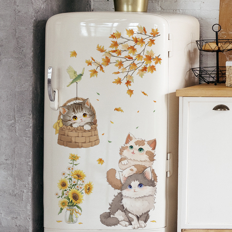 Cute Cat Vinyl Child Wall Stic – обзор и цена Baby Nursery Ideas Girl