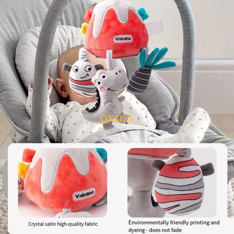 QX2D Plush Animal Crib Toy Pul – обзор и цена Crib Mobile Musical