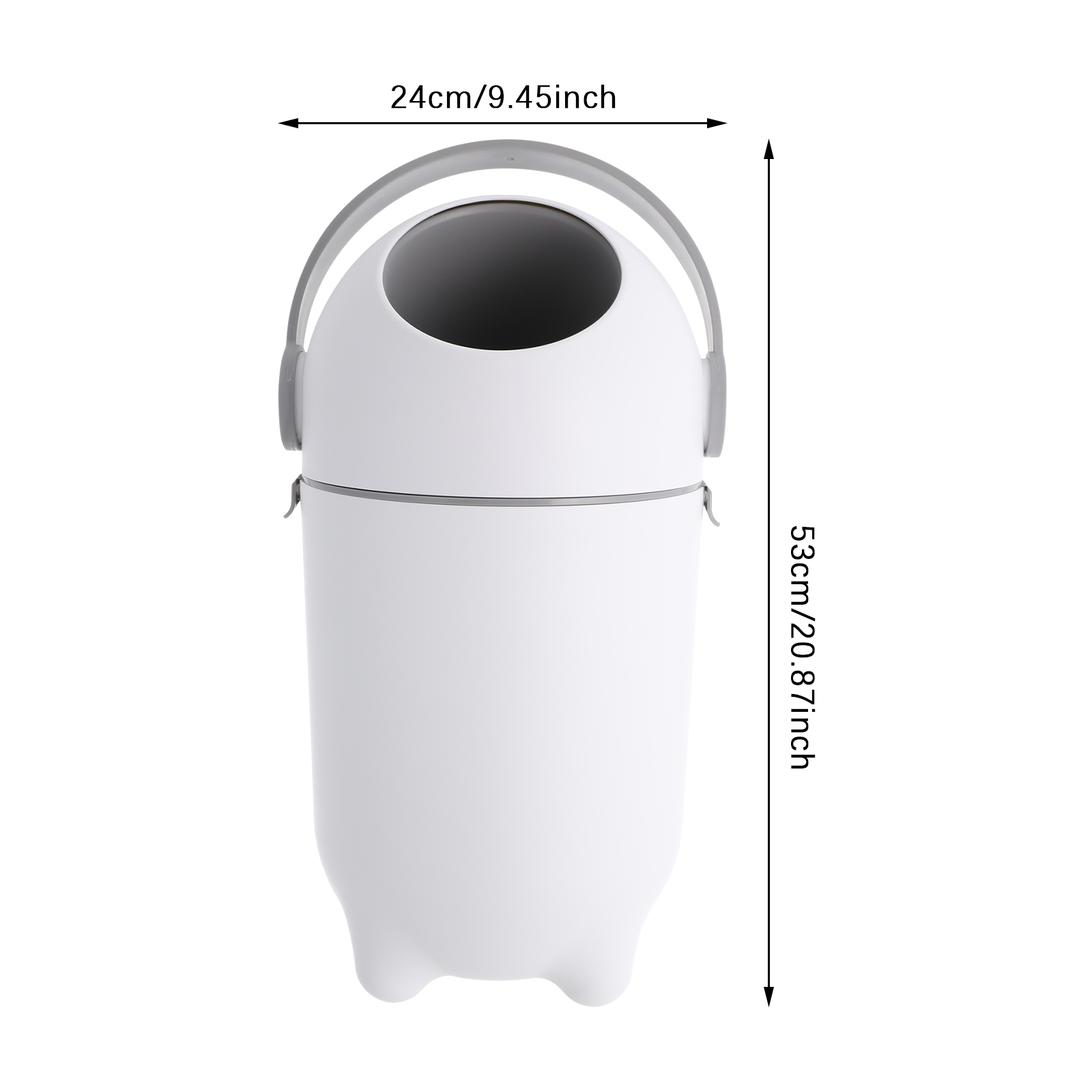 Odorless Diaper Pail, Airtight – обзор и цена Baby Bag Nursery