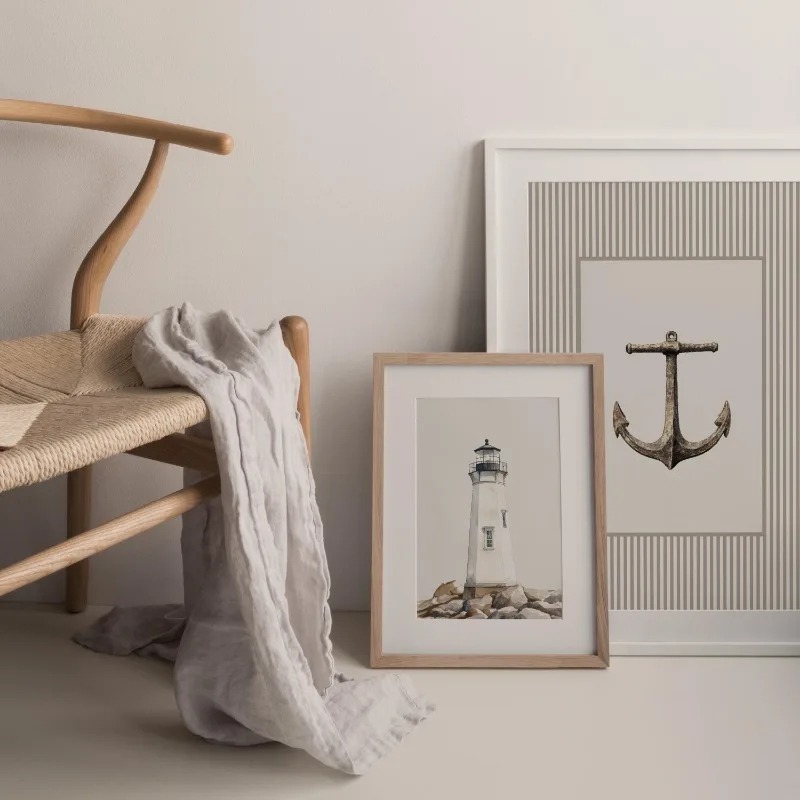 Neutral Nautical Nursery Art V – обзор и цена Baby Nursery Vintage Decor