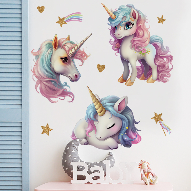 Unicorn Decorative Vinyl Child – обзор и цена Baby Nursery Ideas Girl