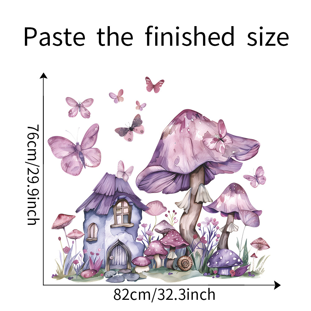 Mushroom Vinyl Child Wall Stic – обзор и цена Baby Nursery Ideas Girl