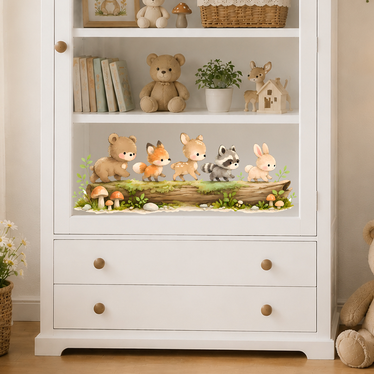 Nursery Forest Animals Window  – обзор и цена Baby Nursery Items