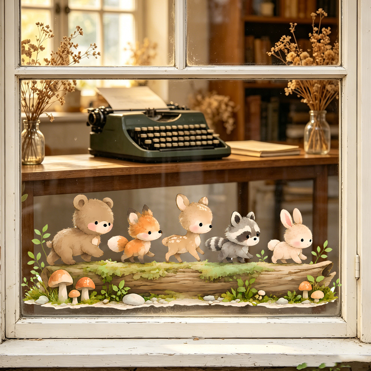 Nursery Forest Animals Window  – обзор и цена Baby Nursery Items