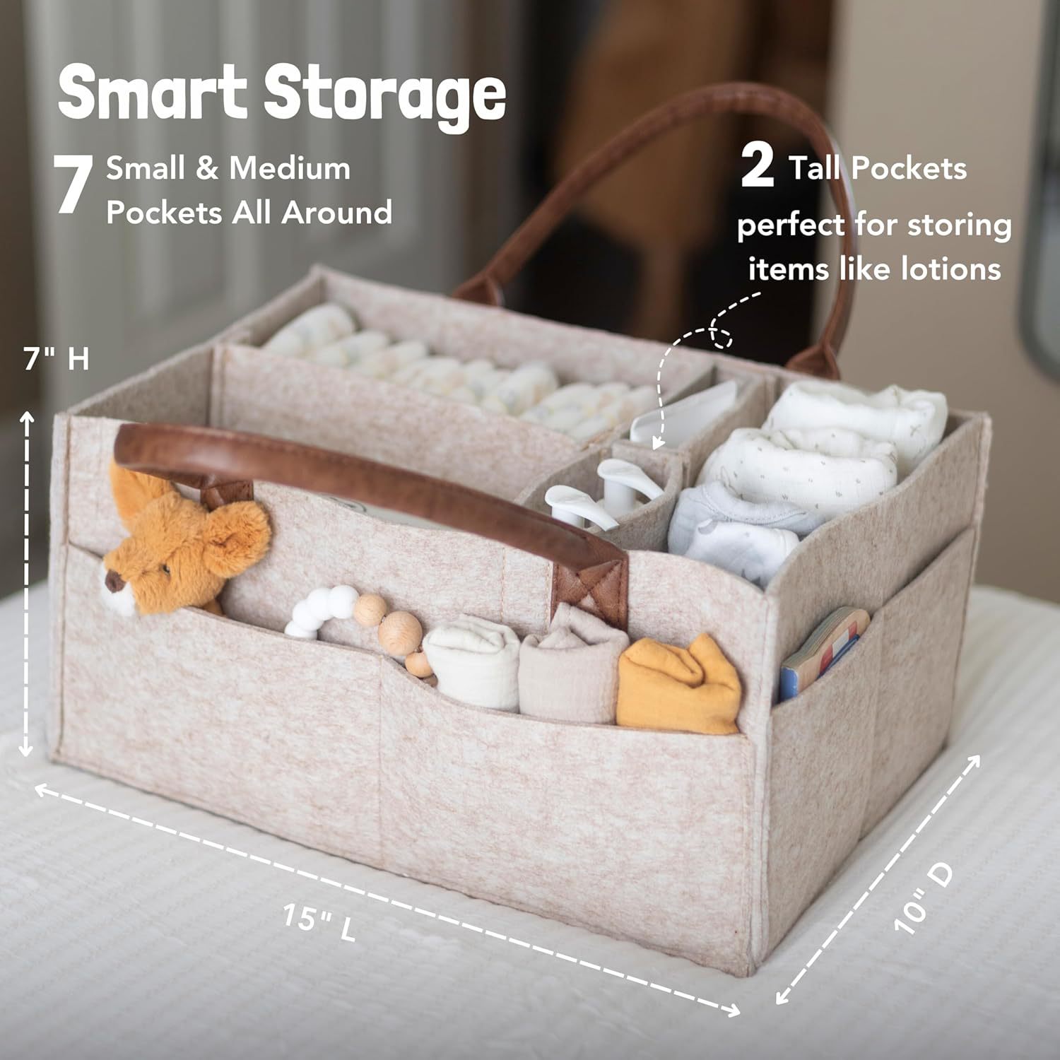Baby Felt Storage Nursery Orga – обзор и цена Baby Bag Nursery