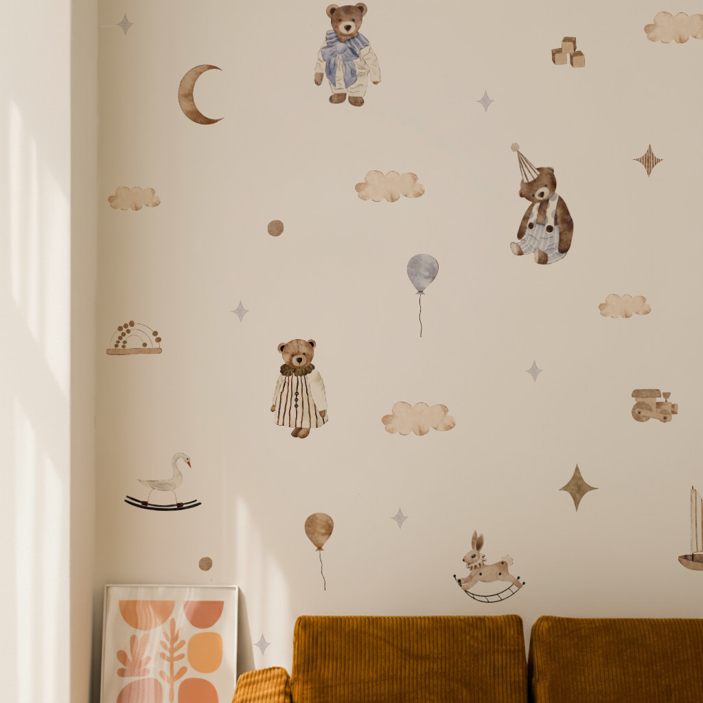 Boho Wall Stickers Vintage Cut – обзор и цена Baby Nursery Vintage Decor