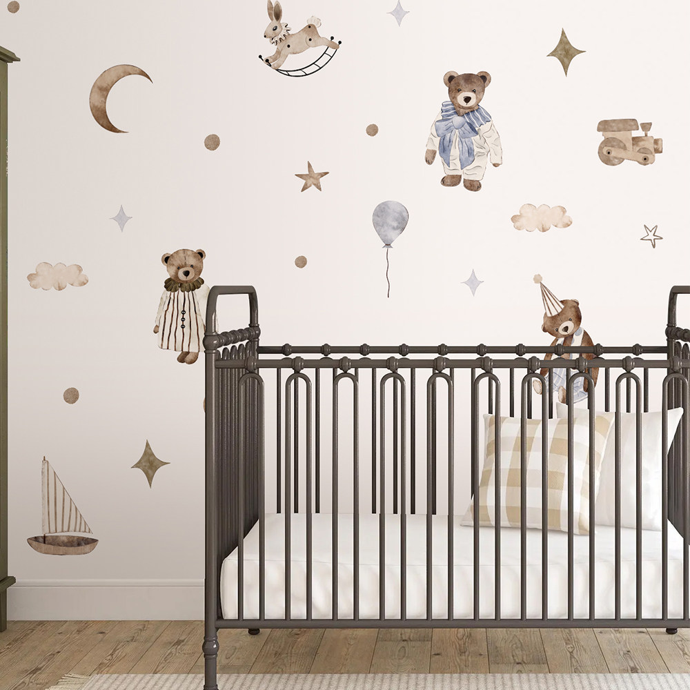 Boho Wall Stickers Vintage Cut – обзор и цена Baby Nursery Vintage Decor