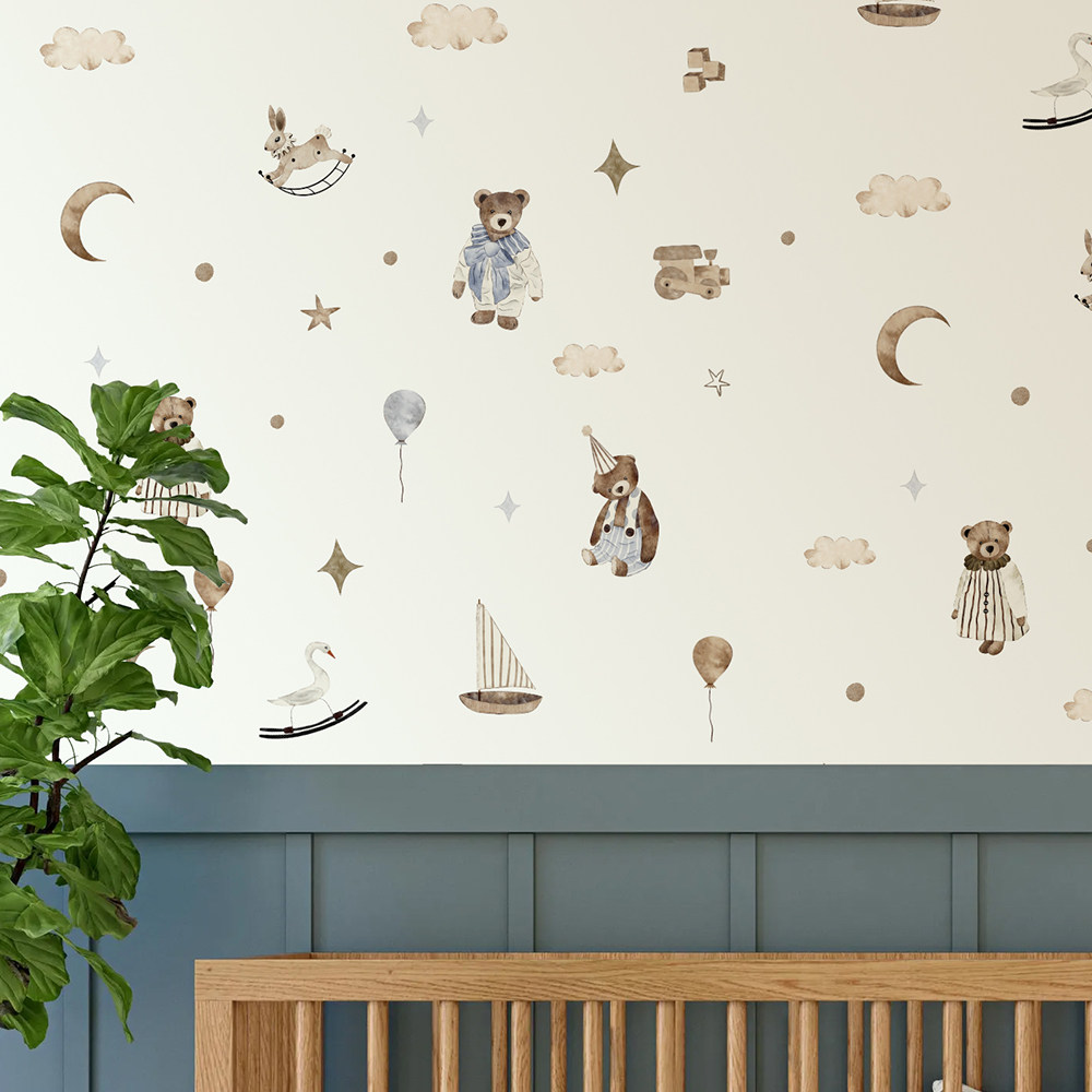 Boho Wall Stickers Vintage Cut – обзор и цена Baby Nursery Vintage Decor