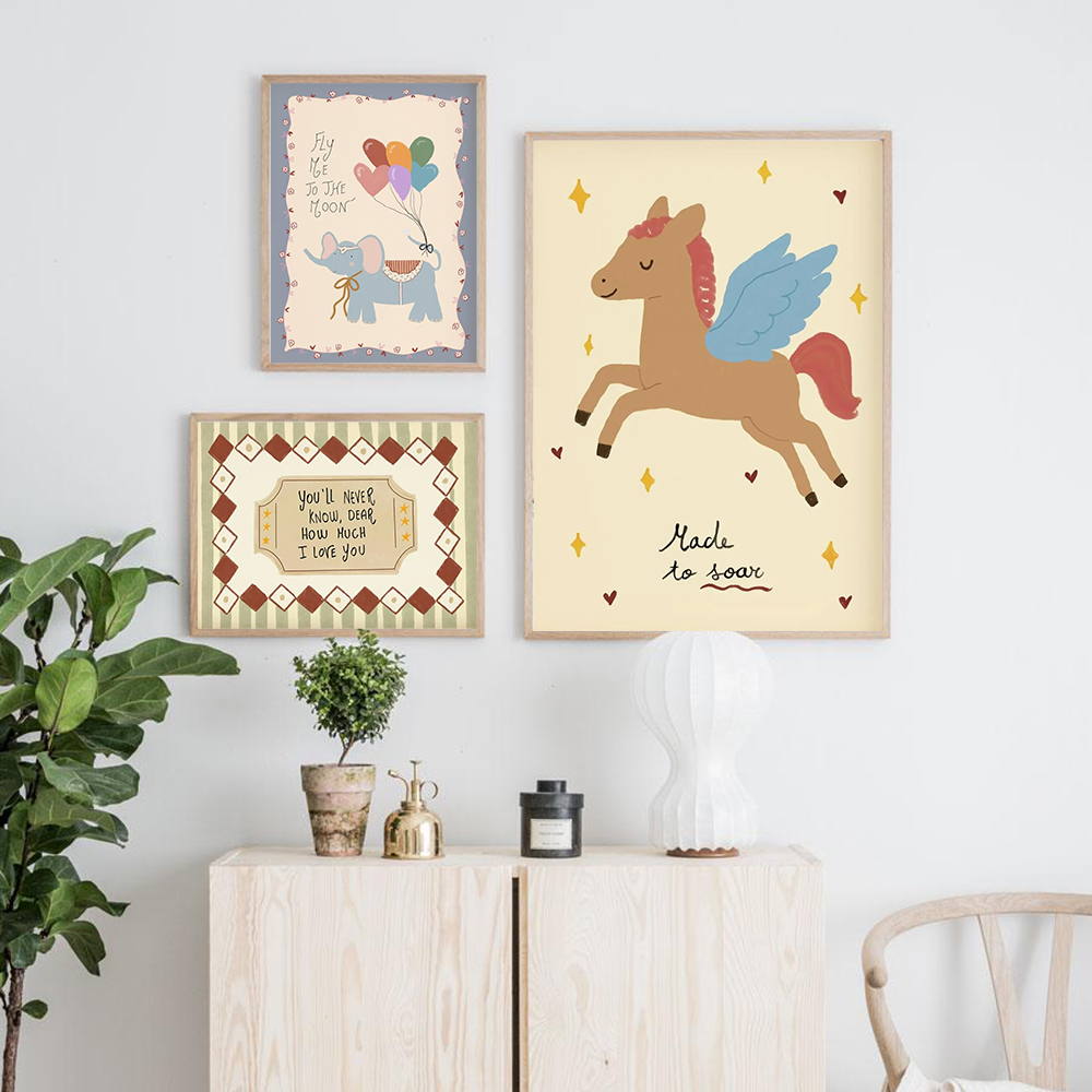 Vintage Rocking Horse Giraffe  – обзор и цена Baby Nursery Vintage Decor