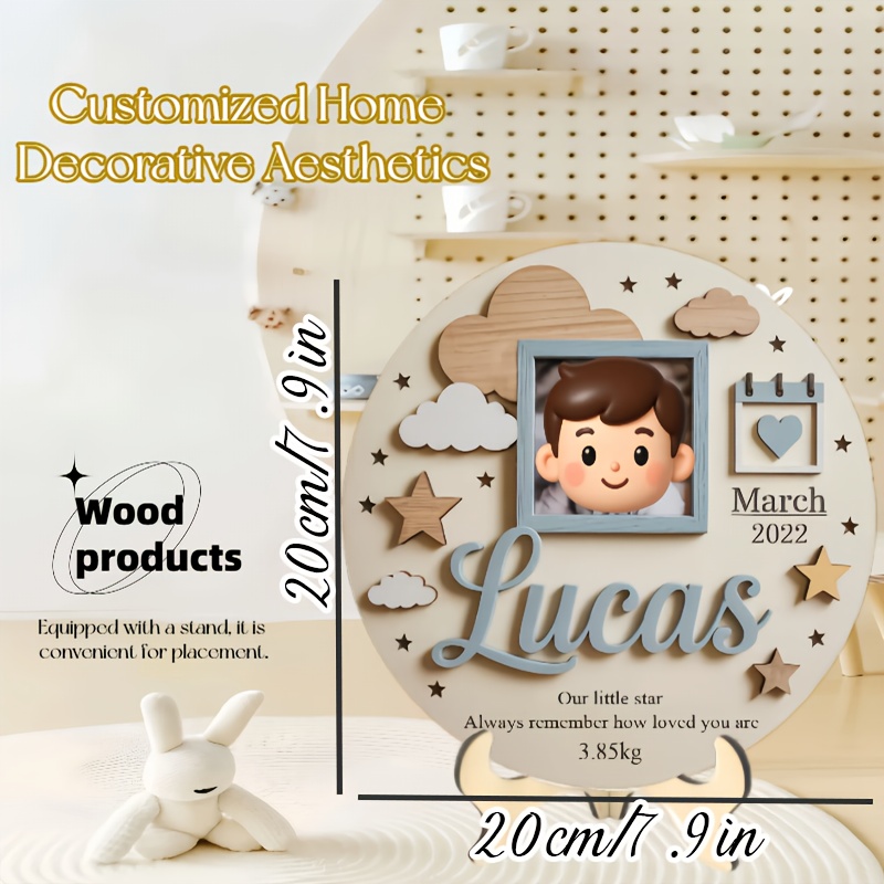 Personalized Baby Photo Frame, – обзор и цена Baby Nursery In