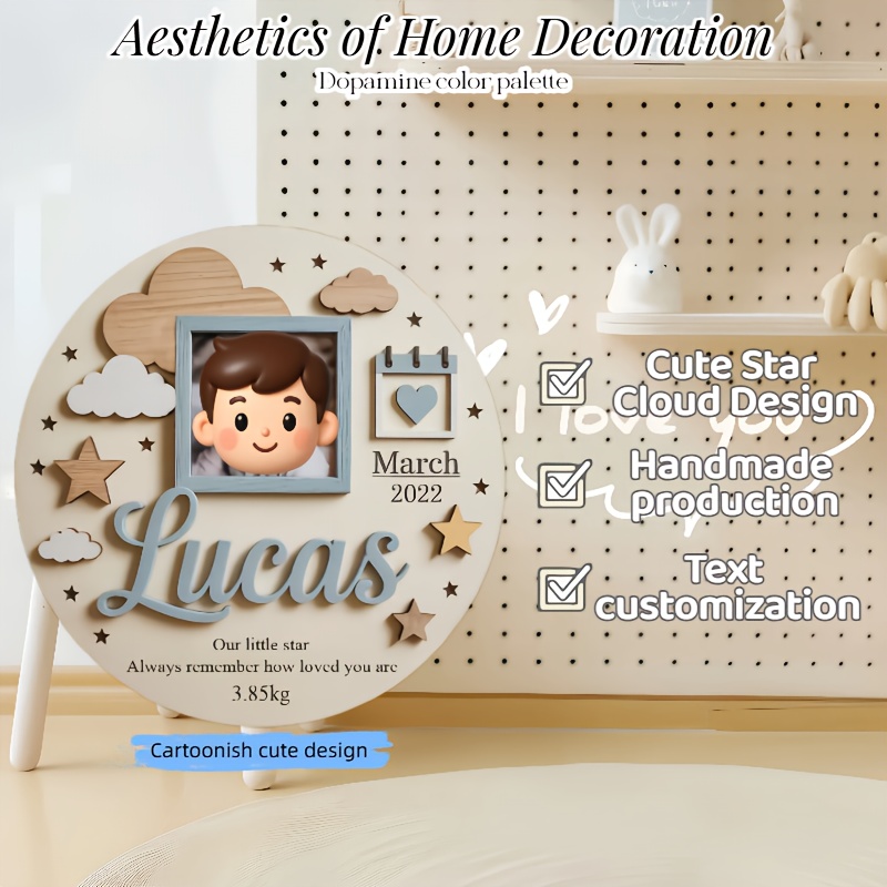 Personalized Baby Photo Frame, – обзор и цена Baby Nursery In