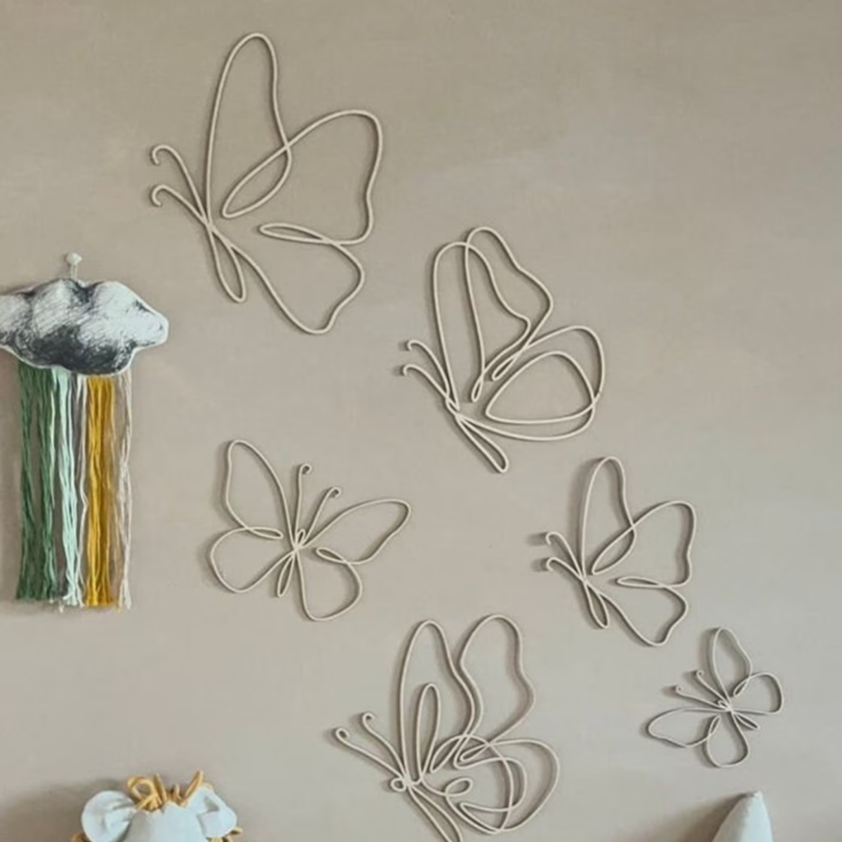 set of 6 Wooden Wall Butterfli – обзор и цена Baby Nursery Items