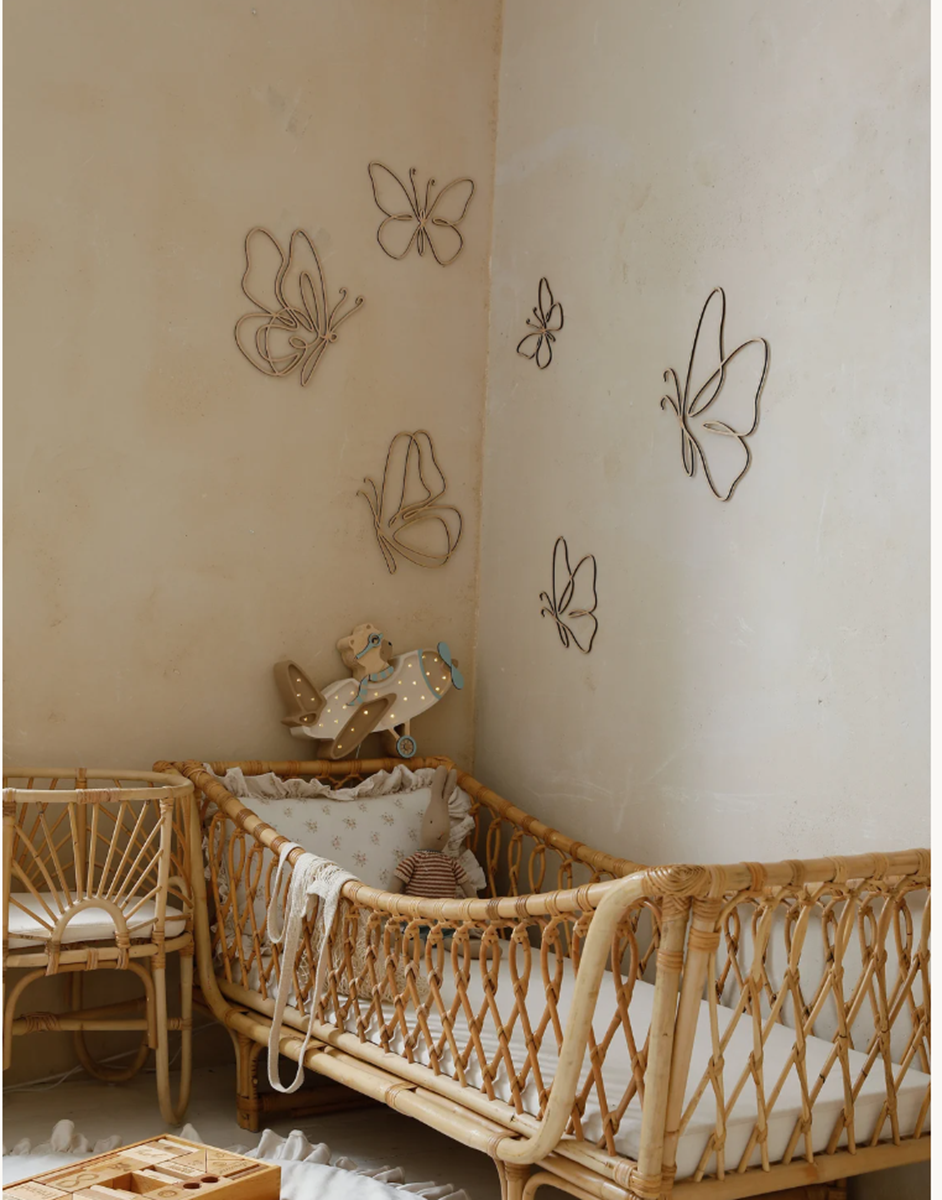 set of 6 Wooden Wall Butterfli – обзор и цена Baby Nursery Items