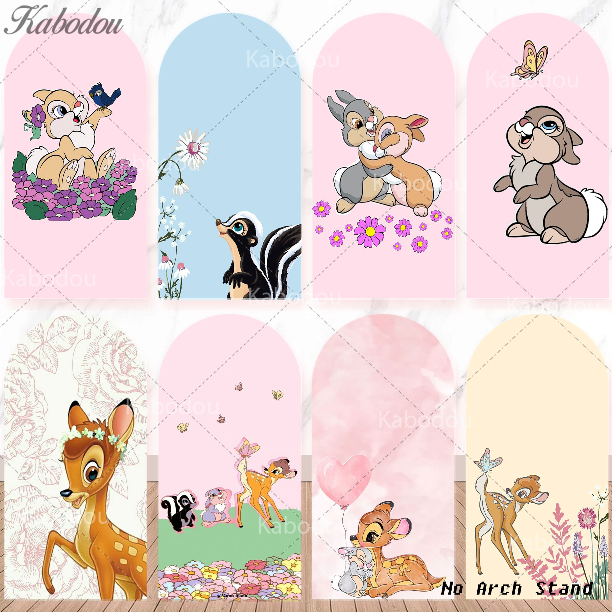 Arch Bambi Deer Background Cov – обзор и цена Baby Nursery Ideas Girl