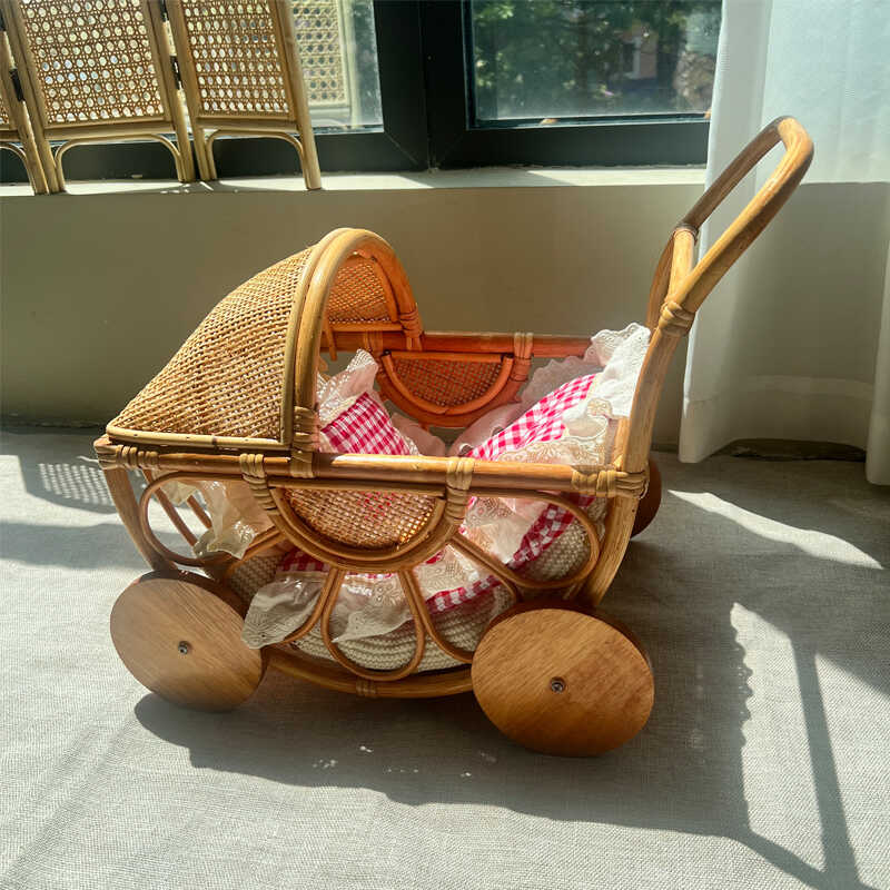 Woven Rattan Baby Stroller Vin – обзор и цена Baby Nursery Vintage Decor