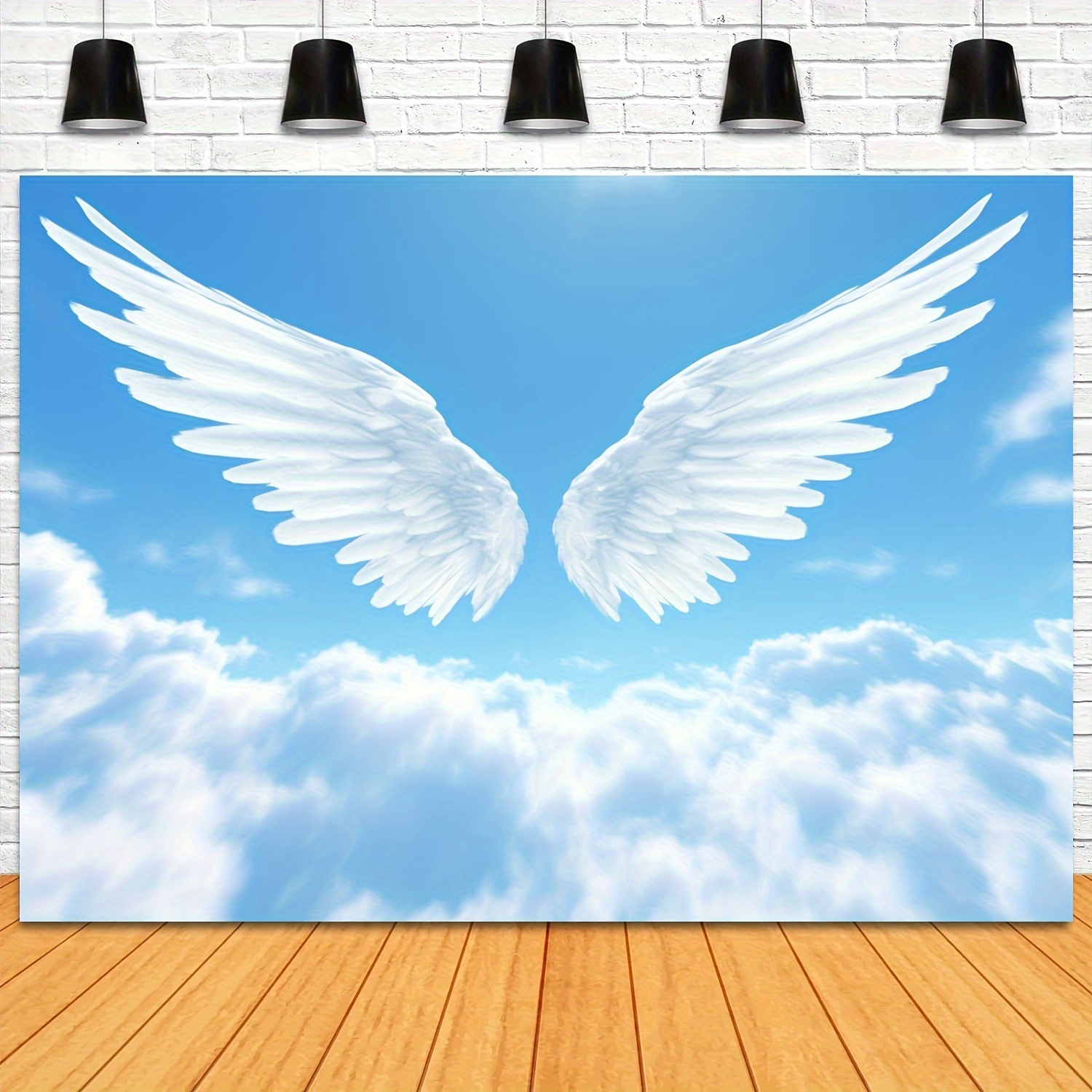 Angel Wings Clouds Sky Tapestr – обзор и цена Baby Nursery Modern