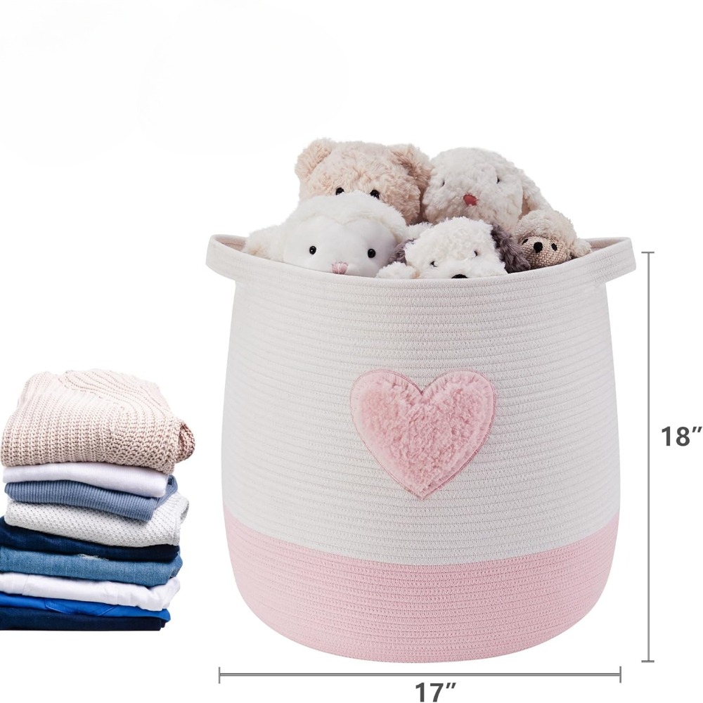 Pink Laundry Basket Hamper for – обзор и цена Baby Nursery Modern