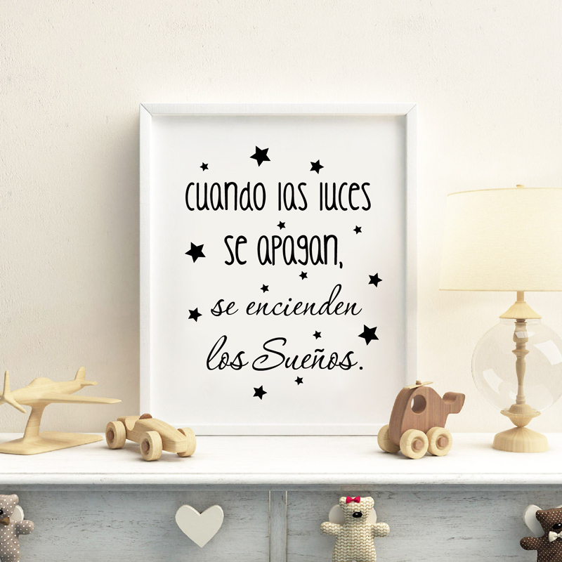 Spanish Kids Bedroom Art Decor – обзор и цена Baby Nursery In Spanish