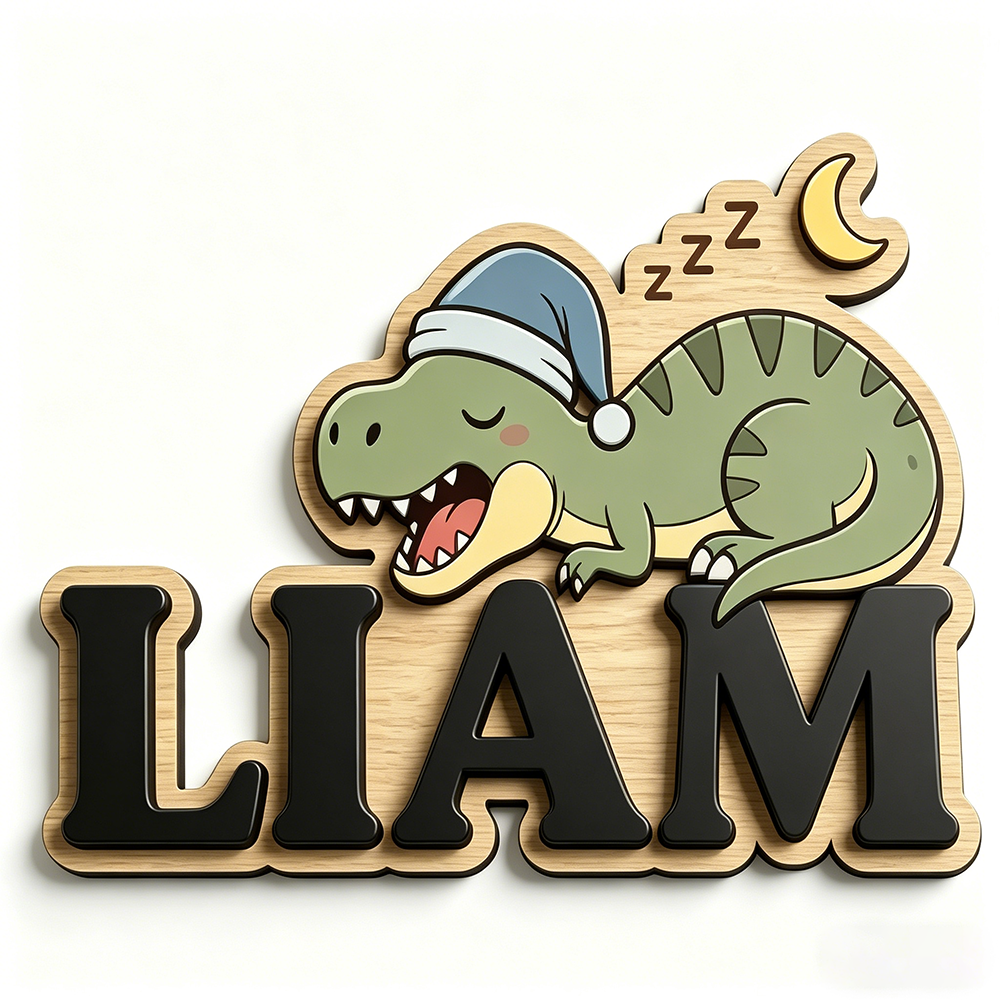 Personalized Sleepy Dinosaur N – обзор и цена Baby Nursery In