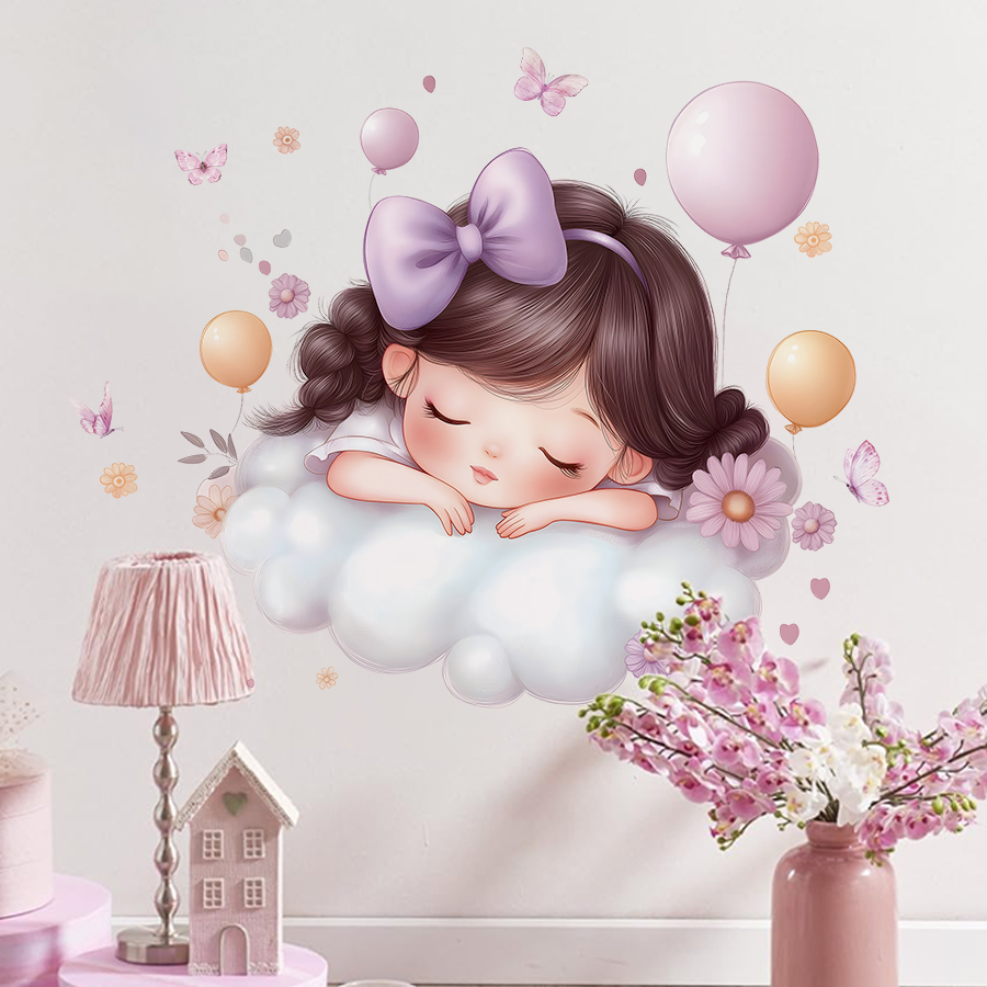 Girl Moon Butterflies Wall Sti – обзор и цена Baby Nursery Ideas Girl