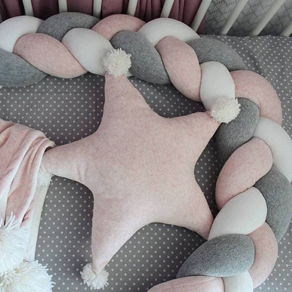 1M/2M/3M/4M Braid Baby Bed Bum – обзор и цена Baby Nursery Items