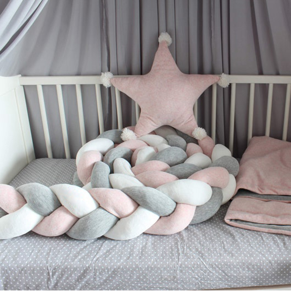 1M/2M/3M/4M Braid Baby Bed Bum – обзор и цена Baby Nursery Items