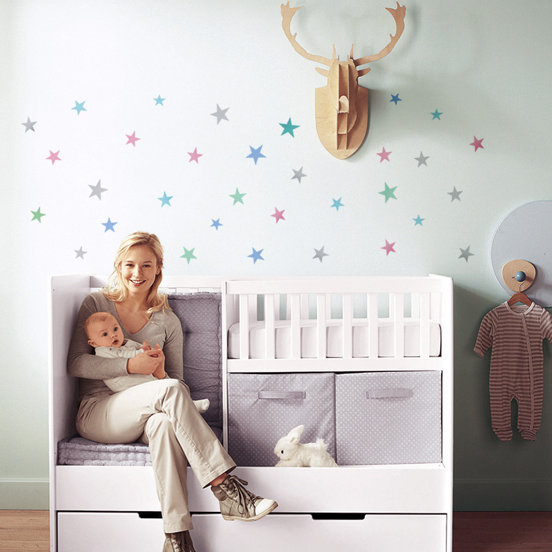 Stars Wall Sticker For Kids Ro – обзор и цена Baby Nursery Modern