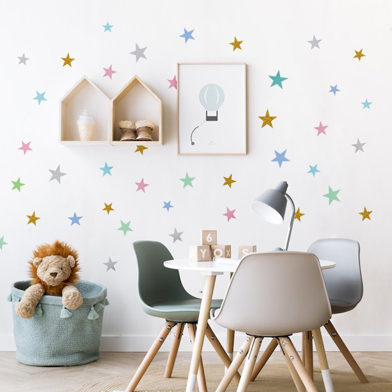 Stars Wall Sticker For Kids Ro – обзор и цена Baby Nursery Modern