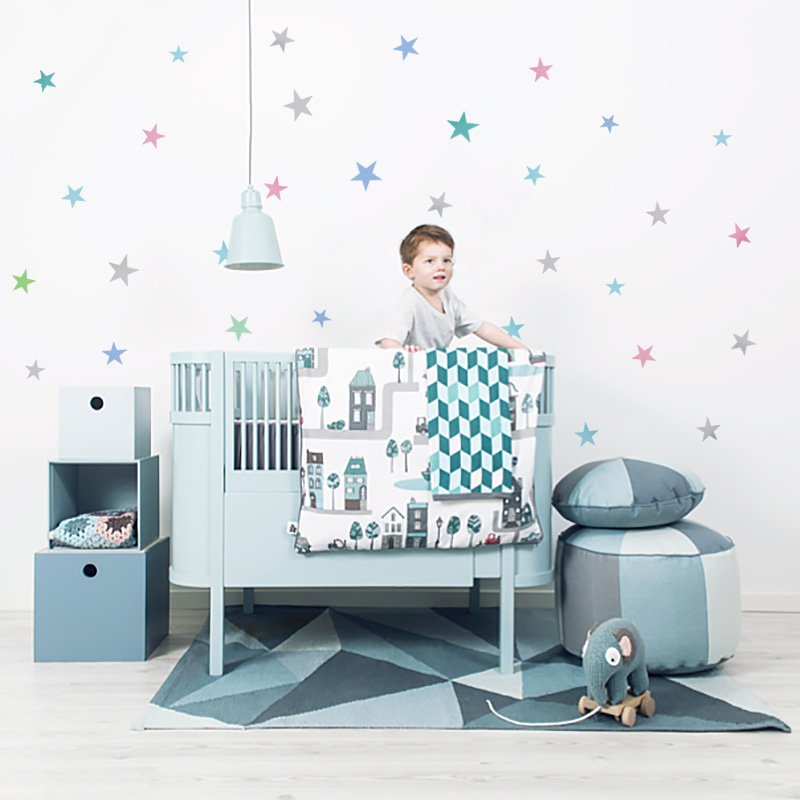 Stars Wall Sticker For Kids Ro – обзор и цена Baby Nursery Modern