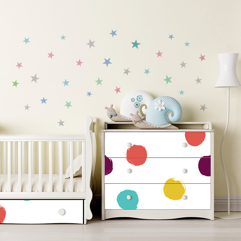 Stars Wall Sticker For Kids Ro – обзор и цена Baby Nursery Modern